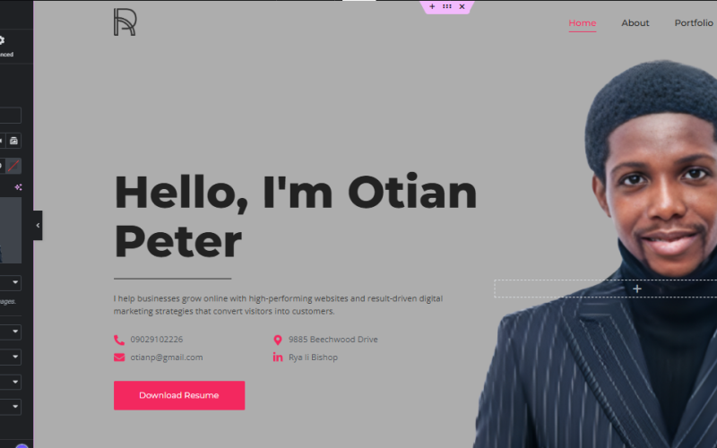 Elementor Personal Brand Website Tutorial