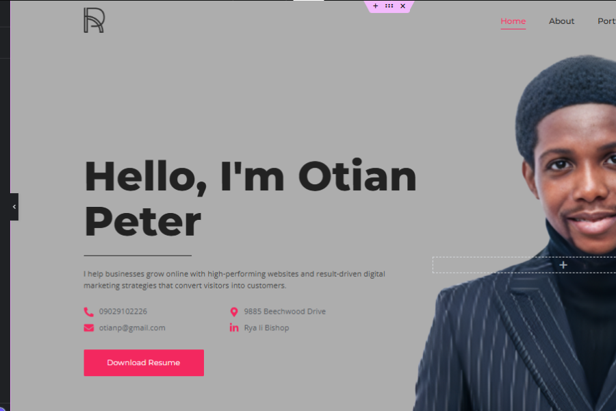 Elementor Personal Brand Website Tutorial